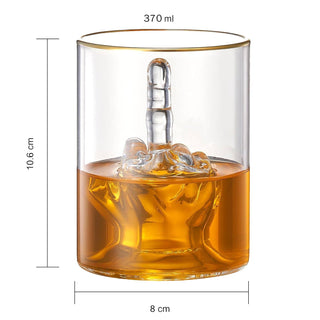 Middle Finger Gifts Whiskey Glass | SINGLE | 12.5 OZ - Boutique Bella Bellaglasses
