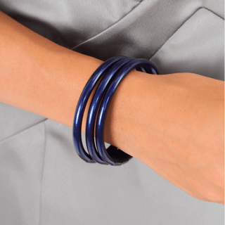 Midnight All Weather Bangles® (Set of 3) - Serenity Prayer - Boutique Bella BellaBangles