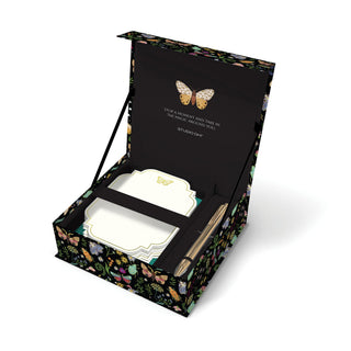 Midnight Garden Luxury Stationary Set - Boutique Bella Belladesk set