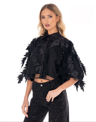 Midnight Magic Blouse - Boutique Bella BellaTop