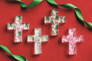 Mini Acrylic Christmas Crosses - Boutique Bella BellaChristmas