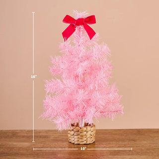 Mini Artificial Christmas Tree-Pink - Boutique Bella BellaChristmas Tree