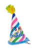 Mini Birthday Party Hats - Boutique Bella BellaHair Clip
