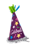 Mini Birthday Party Hats - Boutique Bella BellaHair Clip