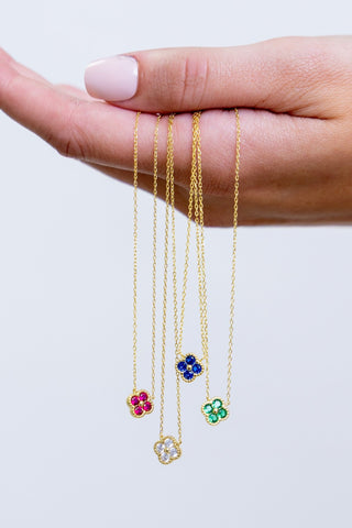 Mini Gracie CZ Pendant Necklace - Boutique Bella BellaNecklace