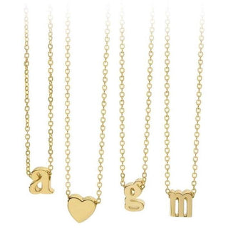 Mini Initial Necklace - Boutique Bella BellaNecklace