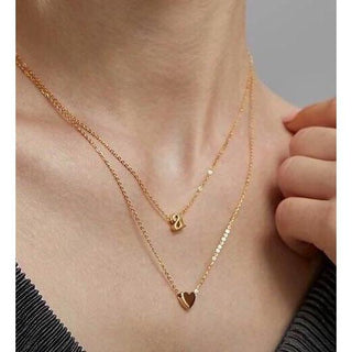 Mini Initial Necklace - Boutique Bella BellaNecklace