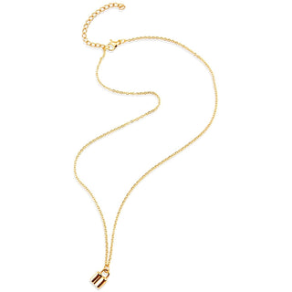 Mini Lock Necklace - Boutique Bella BellaNecklace
