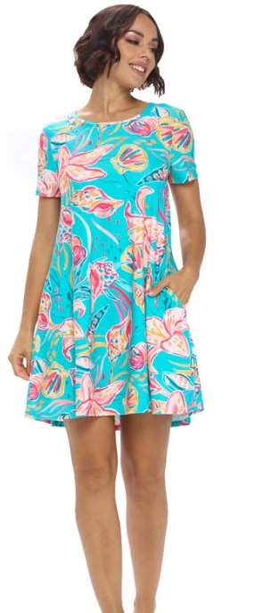 Mint Akira Swing Dress w/Pockets - Boutique Bella BellaDress