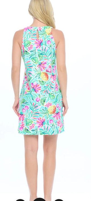 Mint Lucy Keyhole Shift Dress - Boutique Bella BellaDress