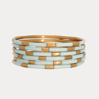 Mint Veda Bangles - Set of 6 - Boutique Bella BellaBangles