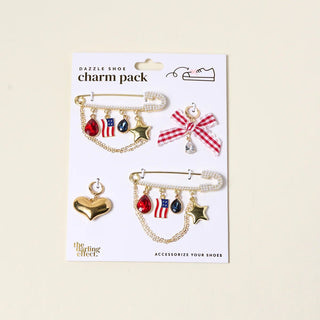 Miss Americana Dazzle Shoe Charm Pack - Boutique Bella BellaShoe Charms