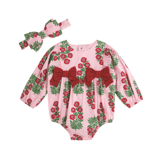 Mistletoe & Bow 2 Piece Set - Boutique Bella BellaChristmas Apparel