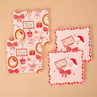 Mistletoe Magic Table Talk Acrylic Coaster Set - Boutique Bella BellaChristmas