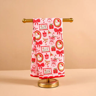 Mistletoe Magic Waffle Tea Towel - Boutique Bella BellaChristmas Kitchen Towel
