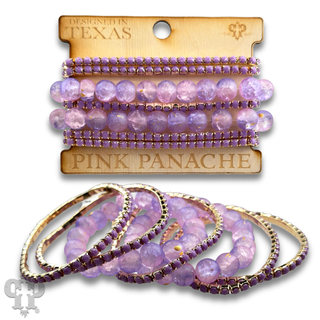 Mixed rhinestone and bead bracelet set - Boutique Bella BellaBracelets