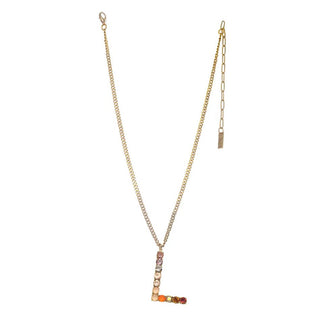 Monogram Crystal Tova Necklaces - Boutique Bella BellaMonogram Necklace