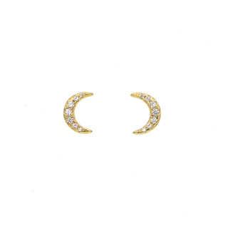 Moon Studs - Boutique Bella Bella