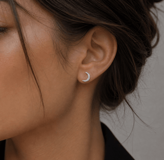 Moon Studs - Boutique Bella Bella