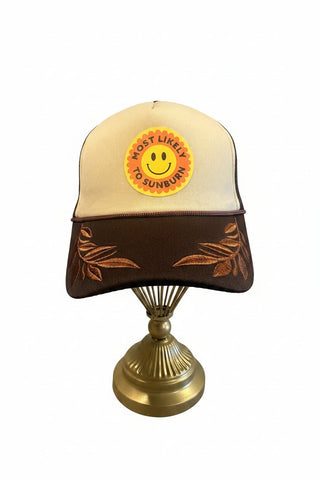 Most Likely to Sunburn Trucker Hat - Boutique Bella BellaTrucker Hat
