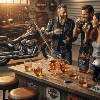 Motorcycle Whiskey Decanter Premium Barware Gift Elegant Drinkware Collection - Boutique Bella BellaDecanters