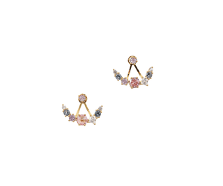 Multi Rhinestone Stud Earrings - Boutique Bella BellaDistress