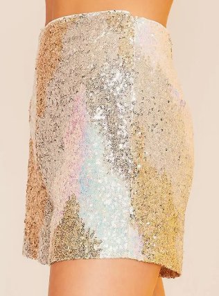 Multi Sequin Fitted Shorts - Boutique Bella BellaShorts