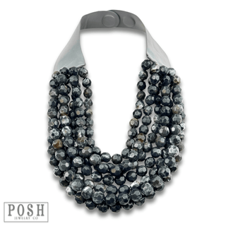 Multi-strand magnetic clasp necklace - Boutique Bella BellaNecklaces