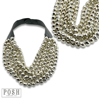 Multi-strand magnetic clasp necklace - Boutique Bella BellaNecklaces