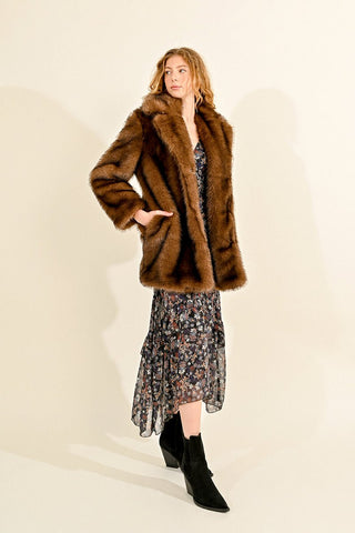 My Mink or Yours Faux Fur Jacket - Boutique Bella BellaJacket