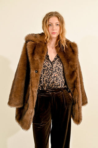 My Mink or Yours Faux Fur Jacket - Boutique Bella BellaJacket