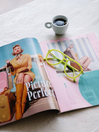 Mykonos | Neon Green Velvet - Boutique Bella Bellaglasses