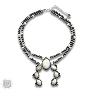 Western squash naja pendant necklace - LC