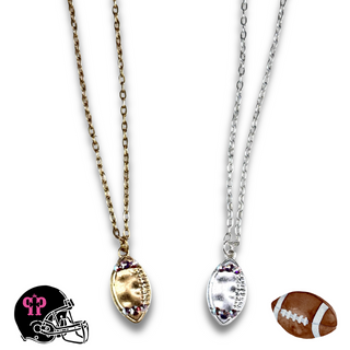 Football Game Day necklace with Austrian crystals - LC