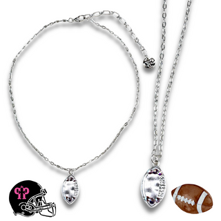 Football Game Day necklace with Austrian crystals - LC