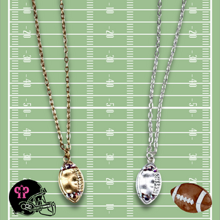 Football Game Day necklace with Austrian crystals - LC