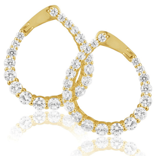 Naomi CZ Earring-Large - Boutique Bella BellaEarring