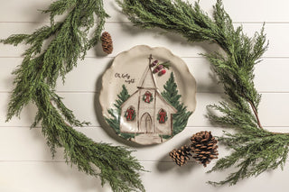 Nativity Church Platter - Boutique Bella BellaServing Platter