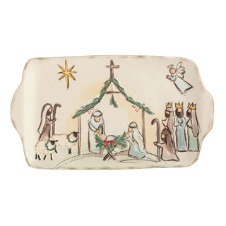 Nativity Platter - Boutique Bella BellaChristmas Decor