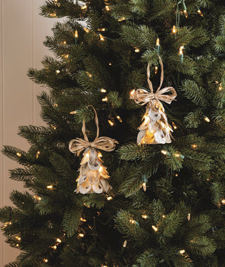Natural Oyster Tree Light - Up Ornament - Boutique Bella BellaOrnament