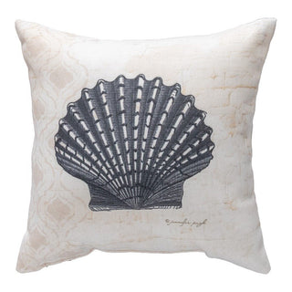 Nautical Wonder Climaweave Pillow - Coral/Shell - Boutique Bella BellaThrow Pillow