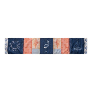 Nautical Wonder Navy & Coral Runner - Boutique Bella BellaTable Runner
