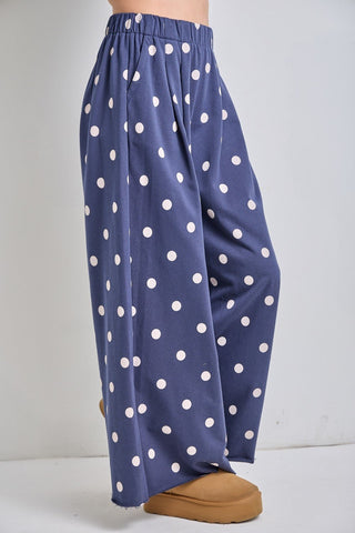 Navy Cozy Confetti Pants - Boutique Bella BellaPants