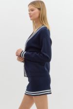 Navy Elegance Cardigan - Boutique Bella BellaCardigan