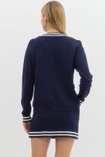 Navy Elegance Cardigan - Boutique Bella BellaCardigan