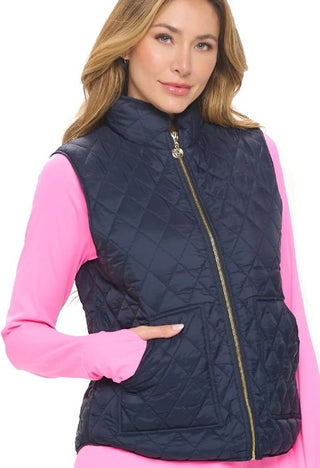 Navy Puffer Vest - Boutique Bella BellaPuffer Vest