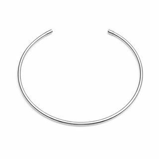 Necklace Cuff Silver - Boutique Bella BellaNecklace