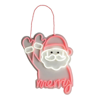 Neon Waving Santa Door Hanger - Boutique Bella BellaChristmas Decor