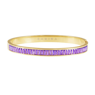 Nicola Cz Bracelet - Purple - Boutique Bella BellaBracelets