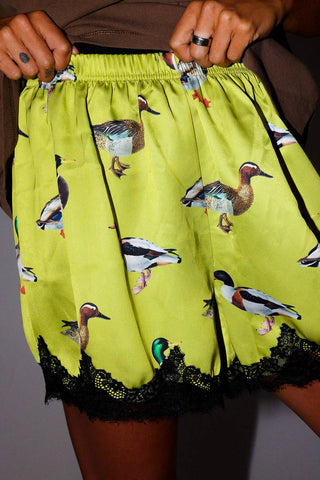 No Ducks Given Lace Shorts - Boutique Bella BellaShorts